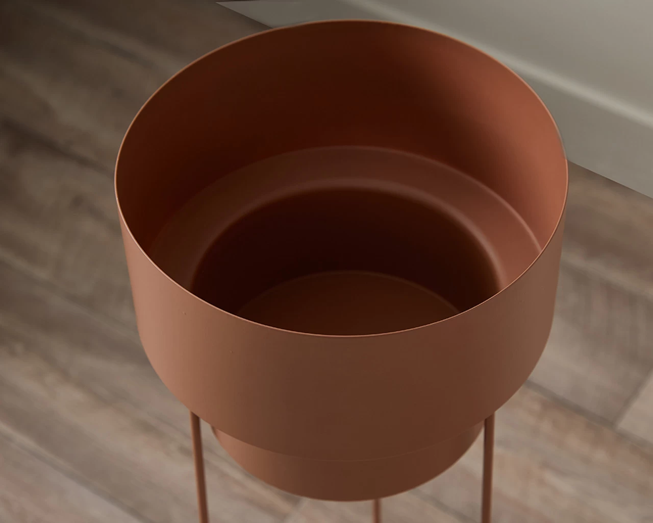 Constance Metal Plant Stand - Terracotta - Tall - Image 4