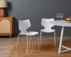 Pia Dining Chair - Set Of 2 - White