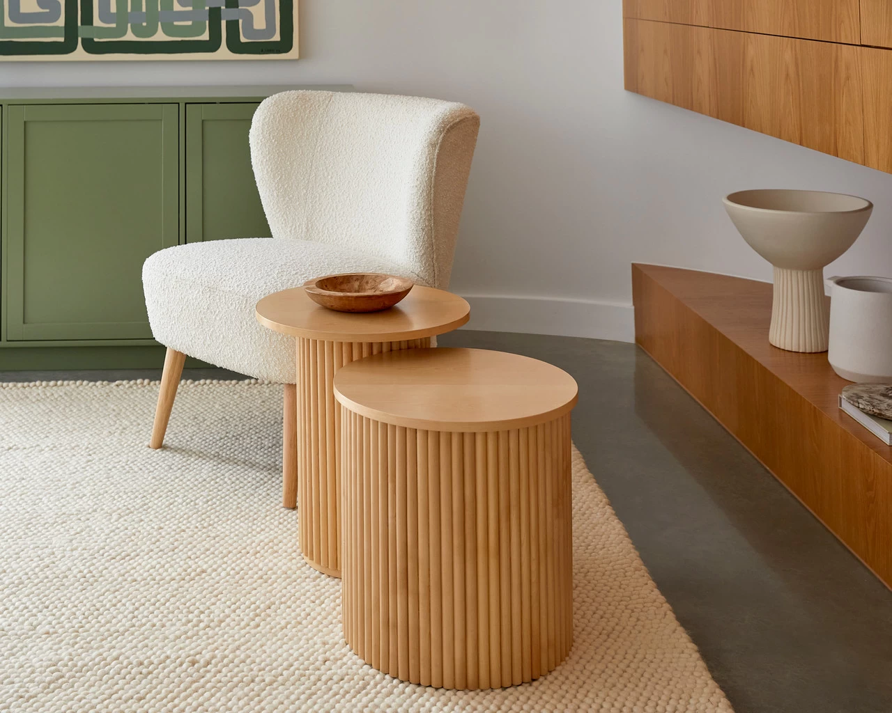 Boucle Occasional Chair - Image 3