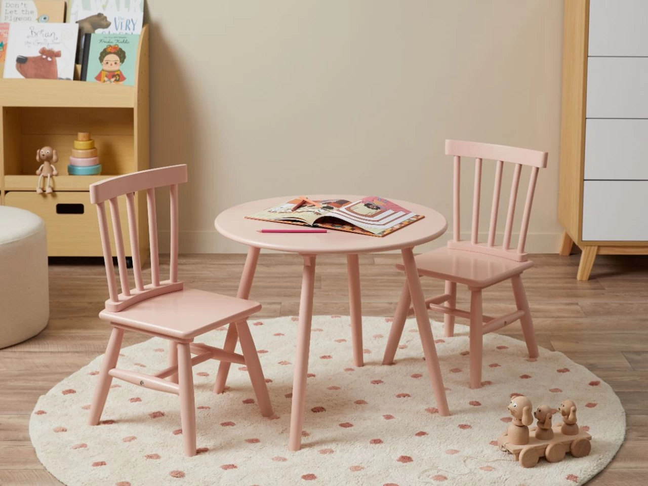 Annie Kids Chair - Pink - CLEARANCE