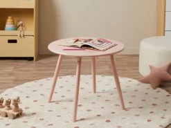 Annie Kids Round Table - Pink - CLEARANCE