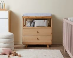 Aspen Change Table With Drawers - Birch