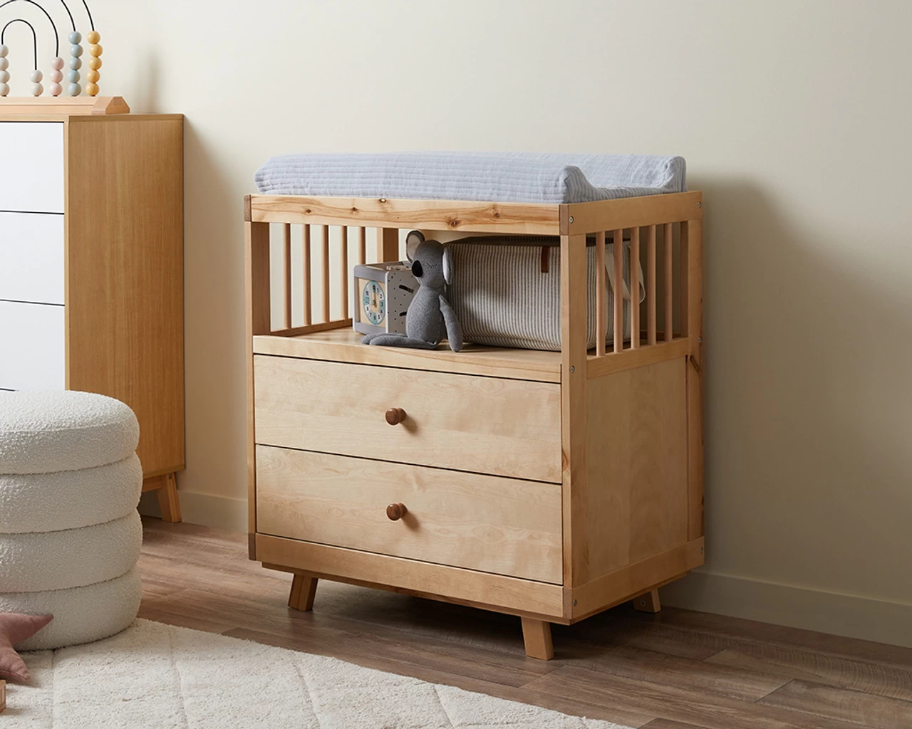 Aspen Change Table With Drawers - Birch - Image 3