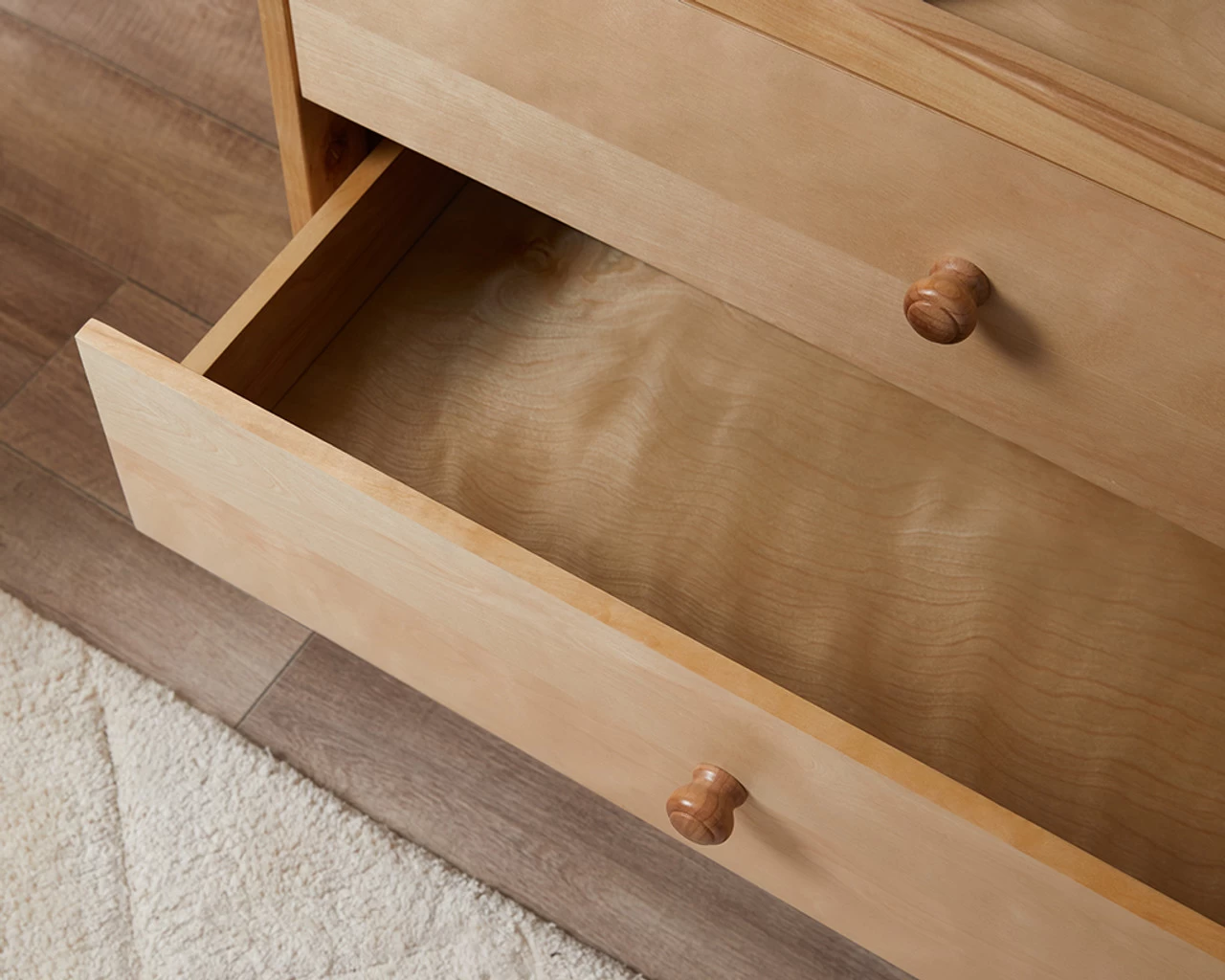 Aspen Change Table With Drawers - Birch - Image 6