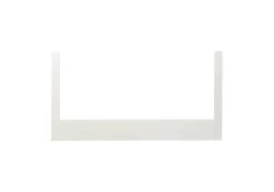 Aspen Cot Toddler Bed Conversion - White