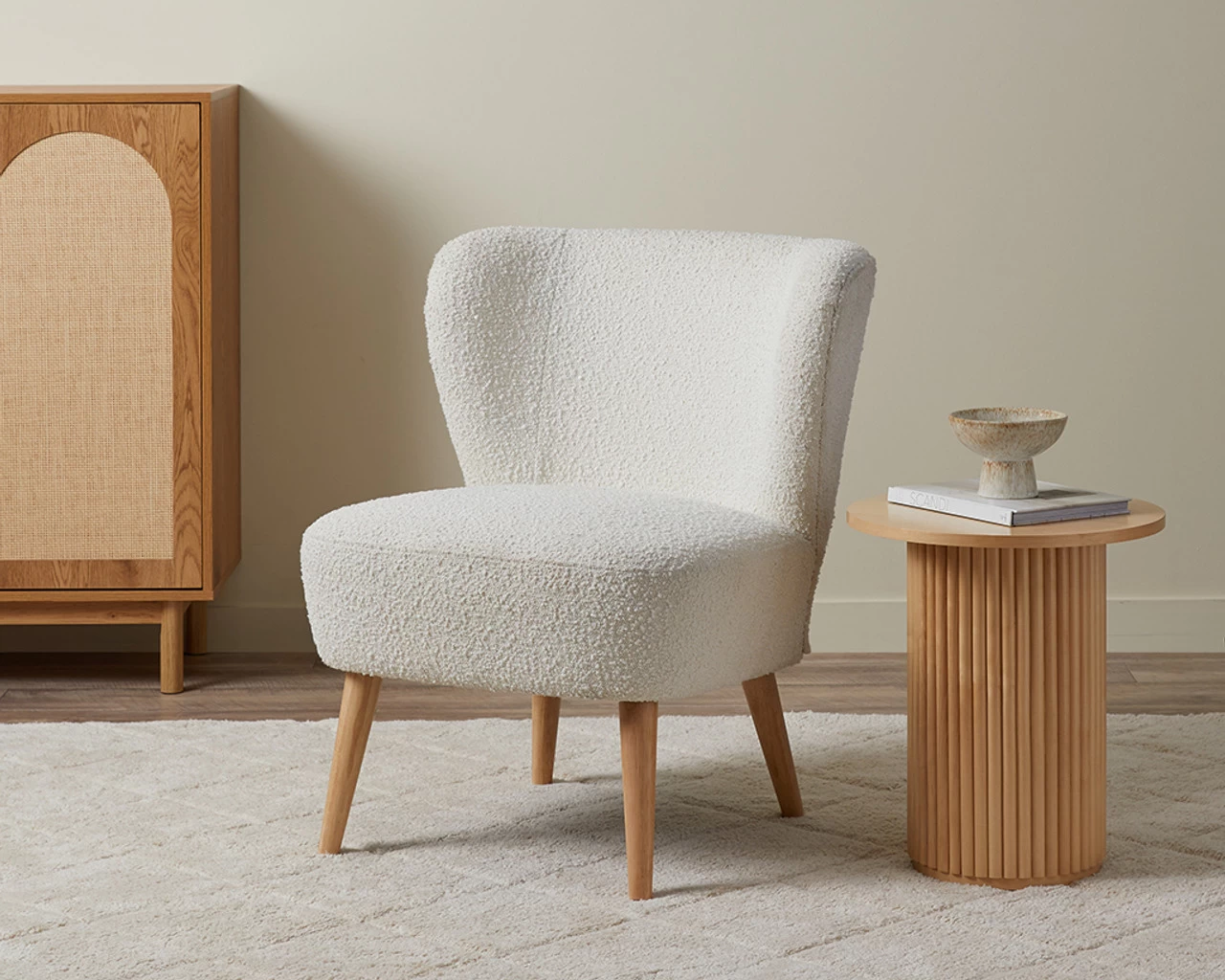 Boucle Occasional Chair - Image 6