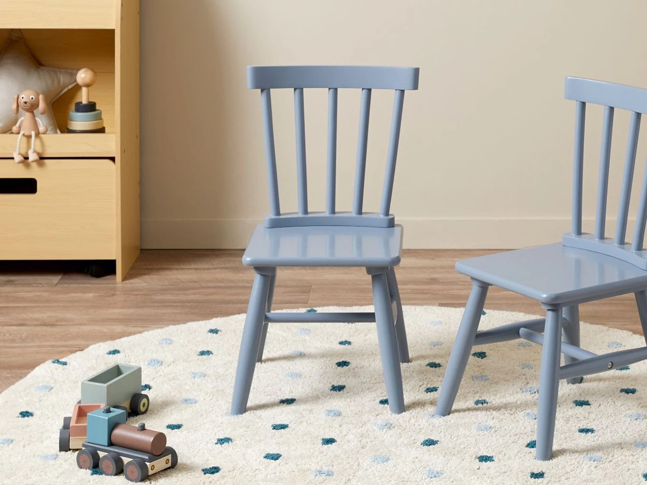 Annie Kids Chair - Charcoal - CLEARANCE - Image 2