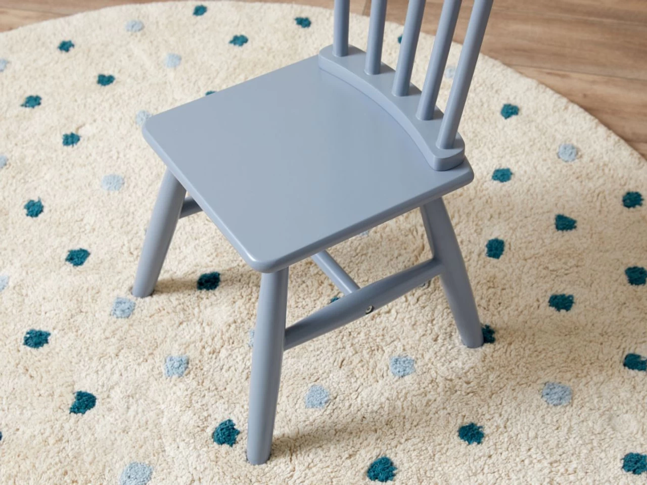 Annie Kids Chair - Charcoal - CLEARANCE - Image 4