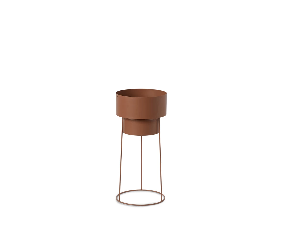 Constance Metal Plant Stand - Terracotta - Short - Image 2