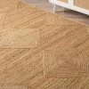 Mia Diamond Jute Rug - Extra Large - Natural