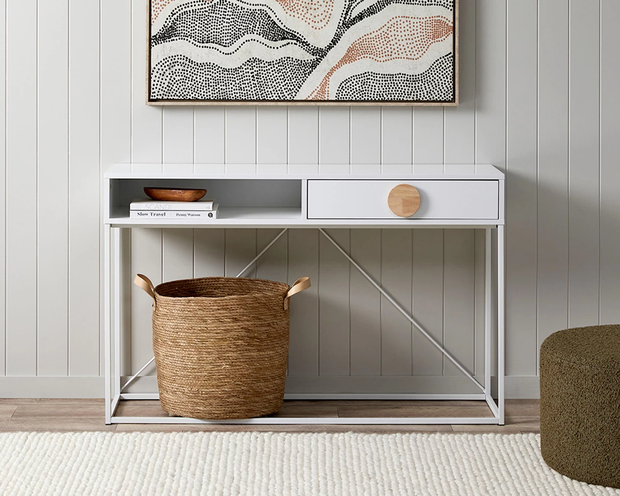 Eclipse Console Table- White