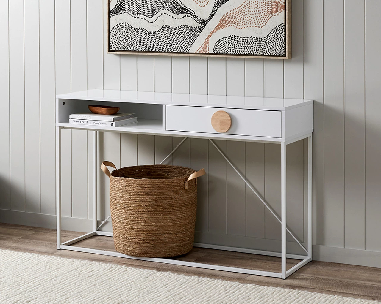 Eclipse Console Table- White - Image 3
