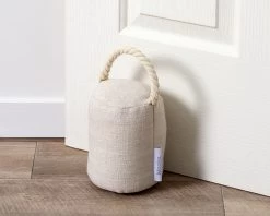 Harrison Fabric Doorstop - Natural