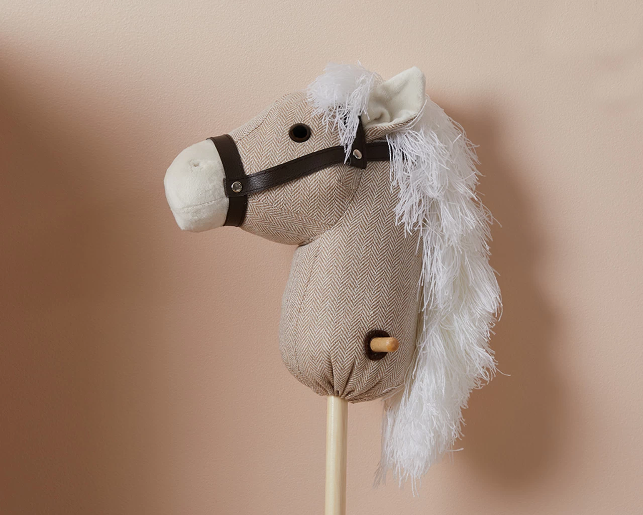 Kids Hobby Horse - Beige - Image 4
