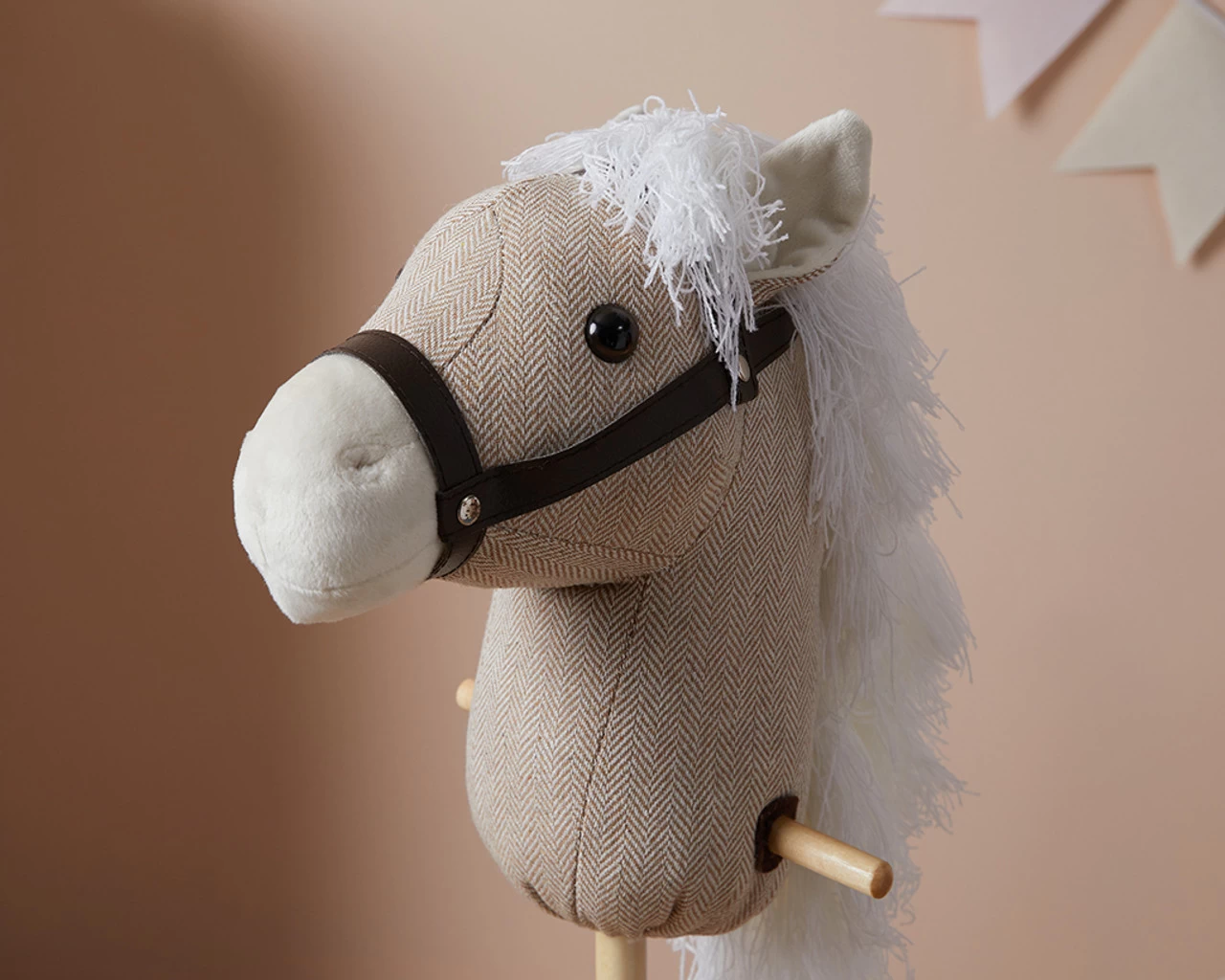 Kids Hobby Horse - Beige - Image 5