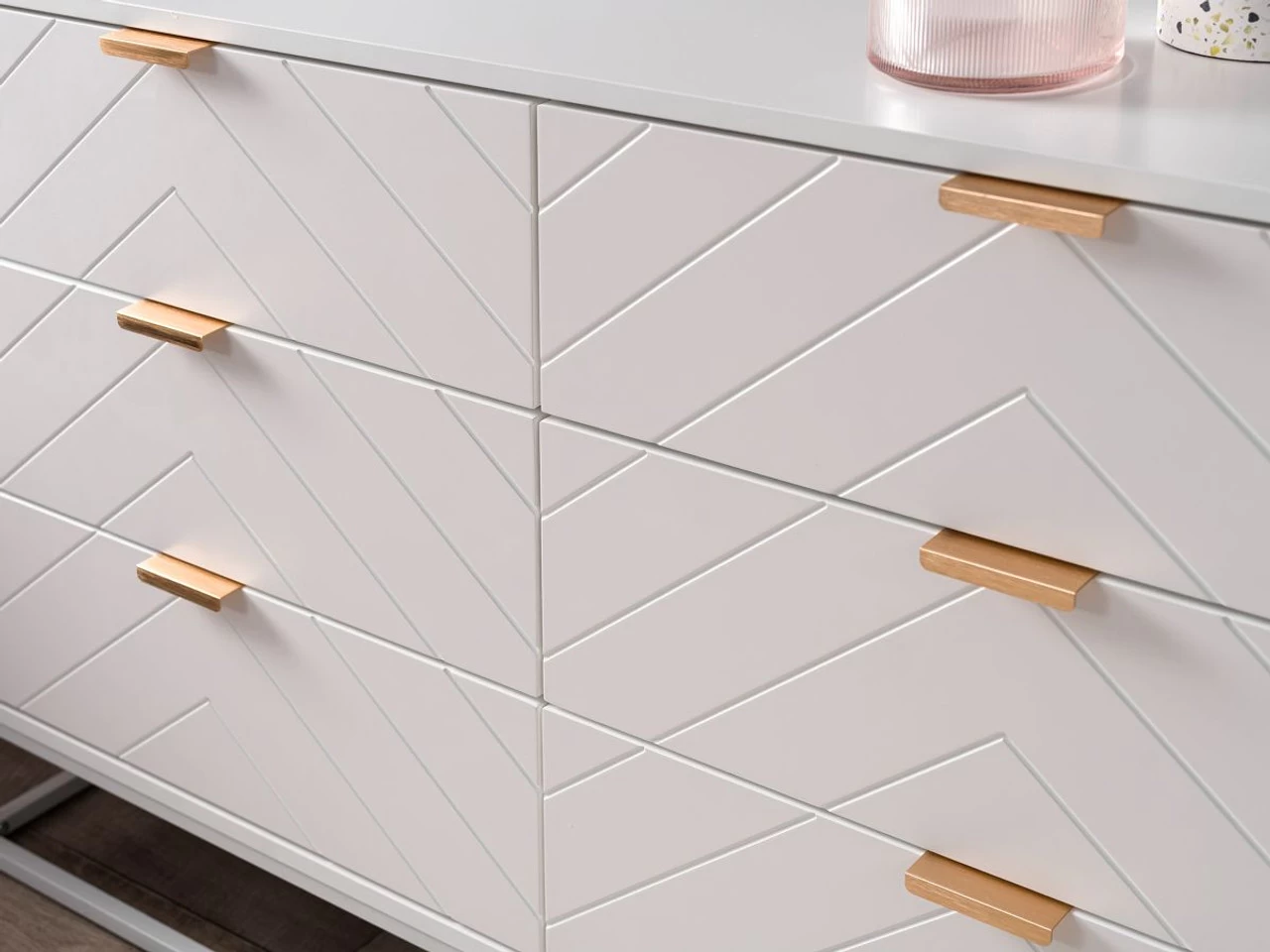 Inca Six Drawers - White - Image 6