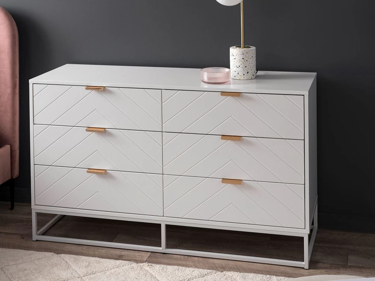 Inca Six Drawers - White - Image 3