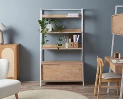 Kent Ladder Bookcase - White