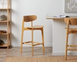 Leon Bar Stool - Natural