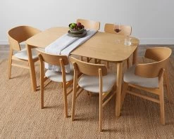 Leon 6 Seater Dining Table - Natural
