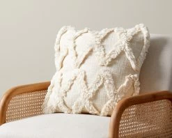 Mieke Tufted Throw Cushion - Natural