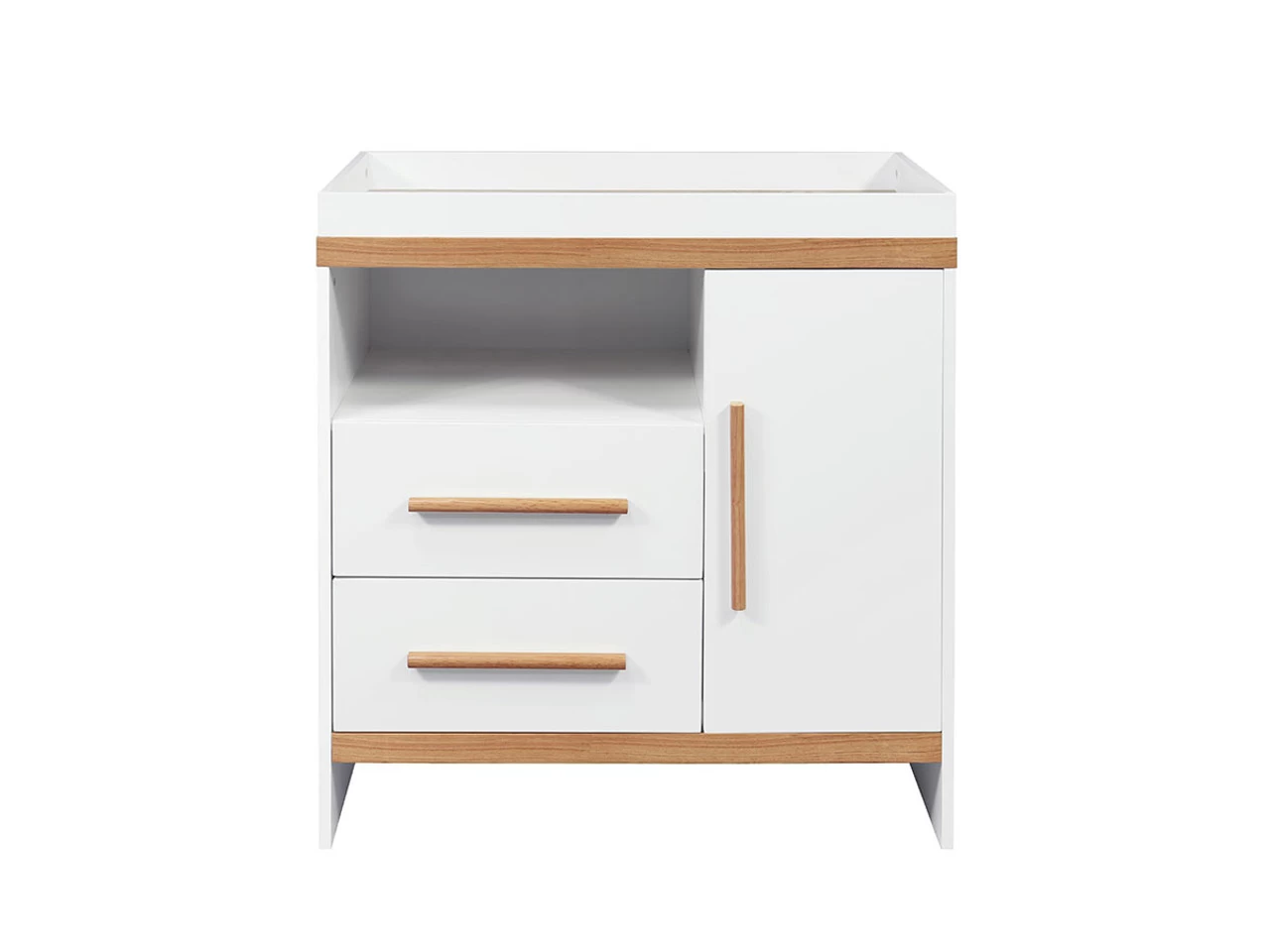 Alta Change Table - White/Natural - CLEARANCE - Image 2