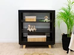 Aspen Change Table - Black/Natural