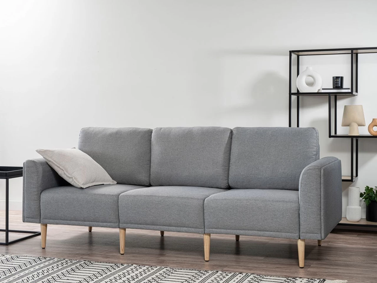 Ashford 3 Seater Sofa - Grey - Image 3