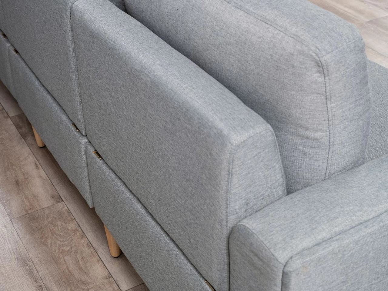 Ashford 3 Seater Sofa - Grey - Image 5