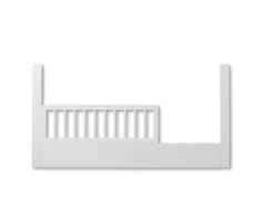 Aspen Cot Toddler Bed Half Frame - White