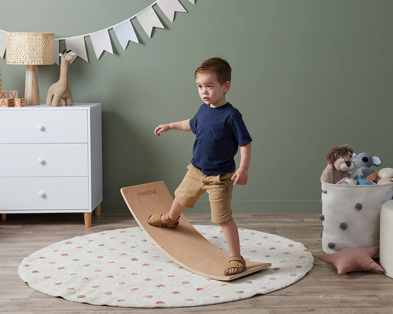 Mocka Balance Board - Natural - CLEARANCE