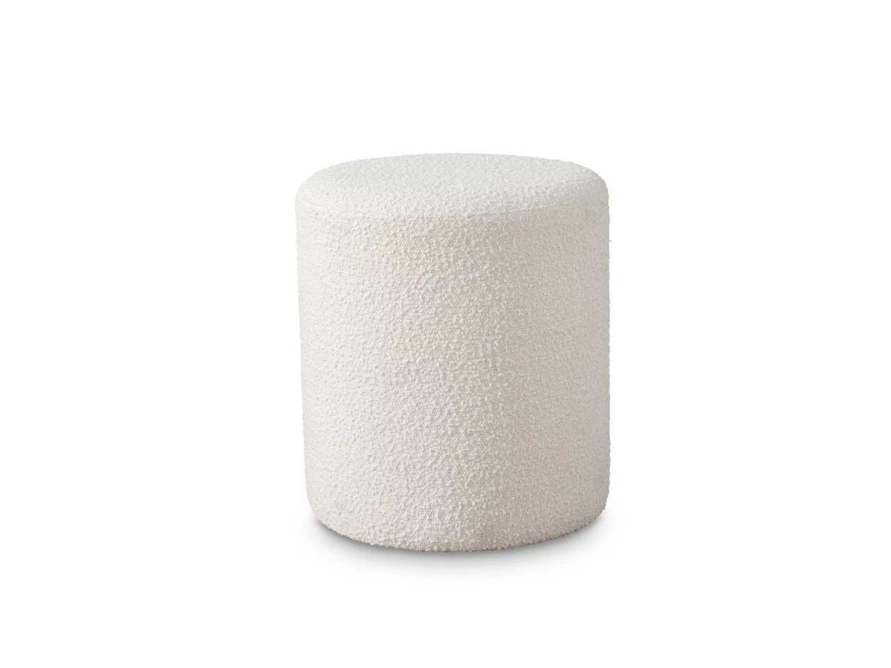 Boucle Ottoman - Small - Cream - Image 2
