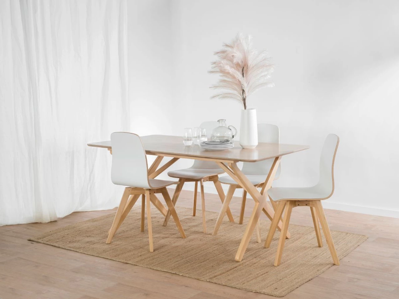 Harper Chair - White- CLEARANCE - Image 4