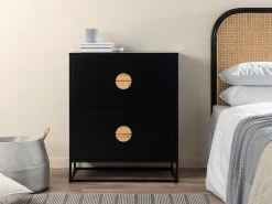 Eclipse Four Drawer - Black