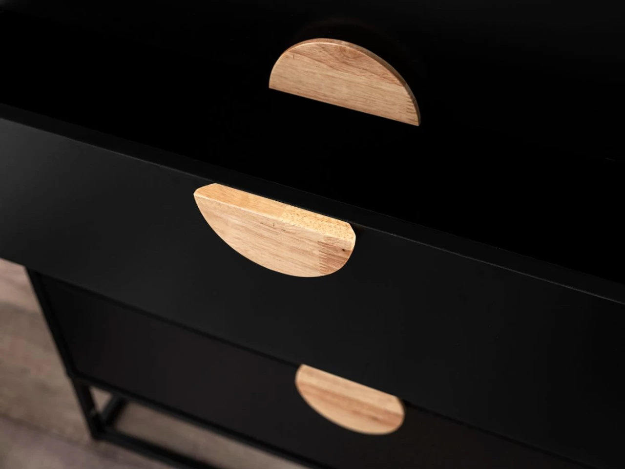 Eclipse Four Drawer - Black - Image 5