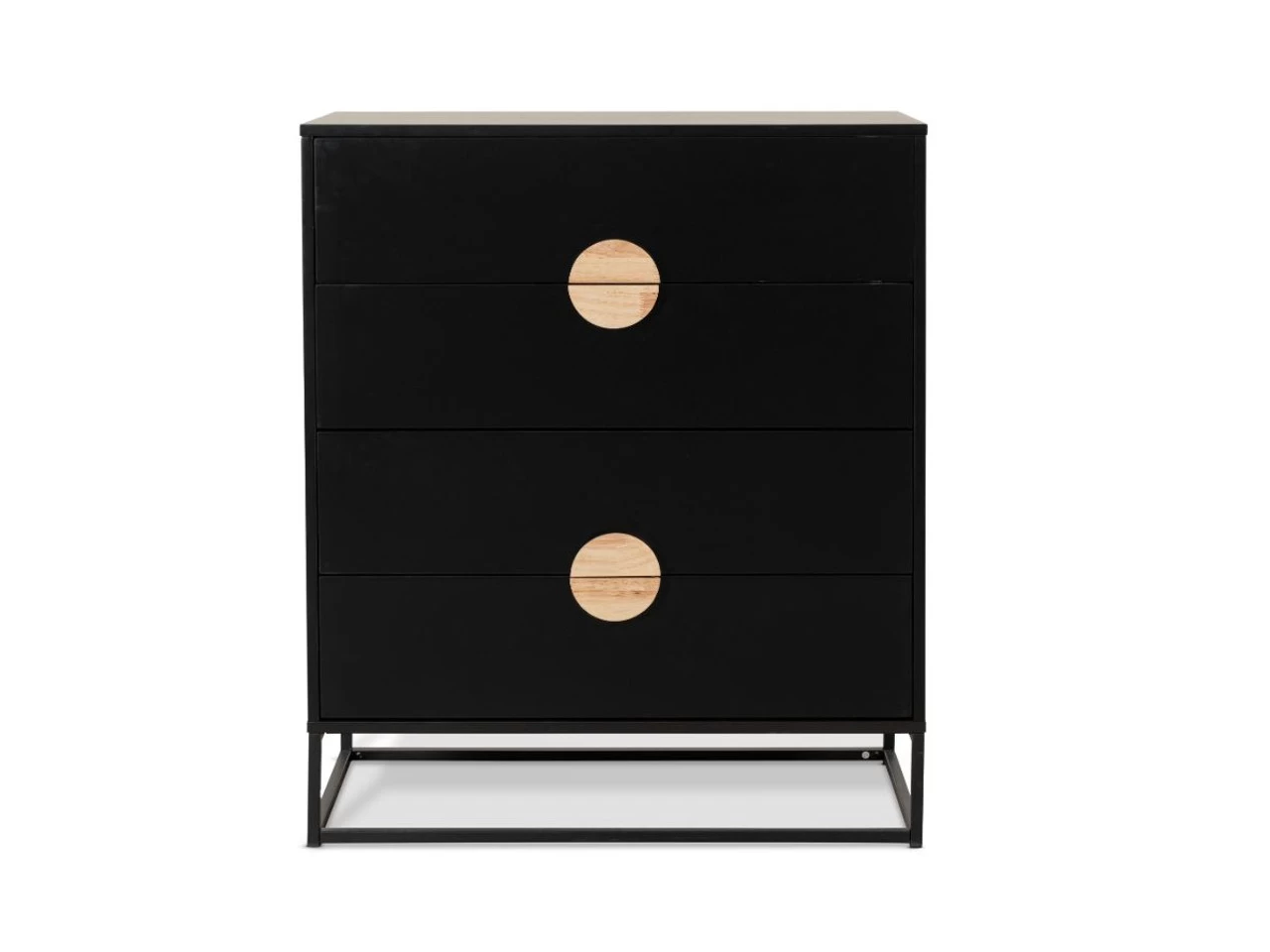 Eclipse Four Drawer - Black - Image 2
