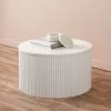 Eve Drum Coffee Table - White
