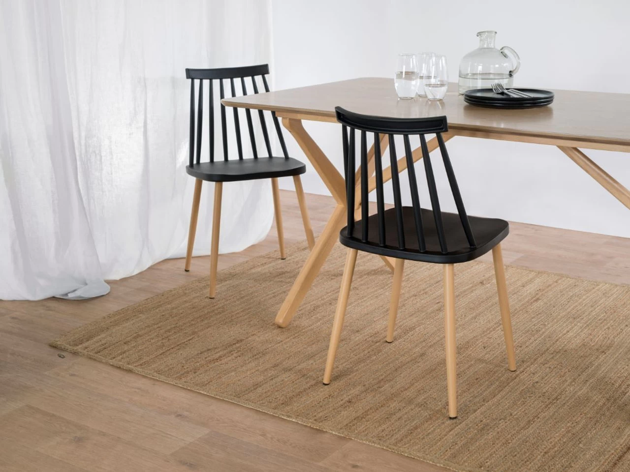 Flynn Dining Chair - Black - Image 2