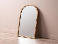 Gloria Rattan Arch Mirror - CLEARANCE