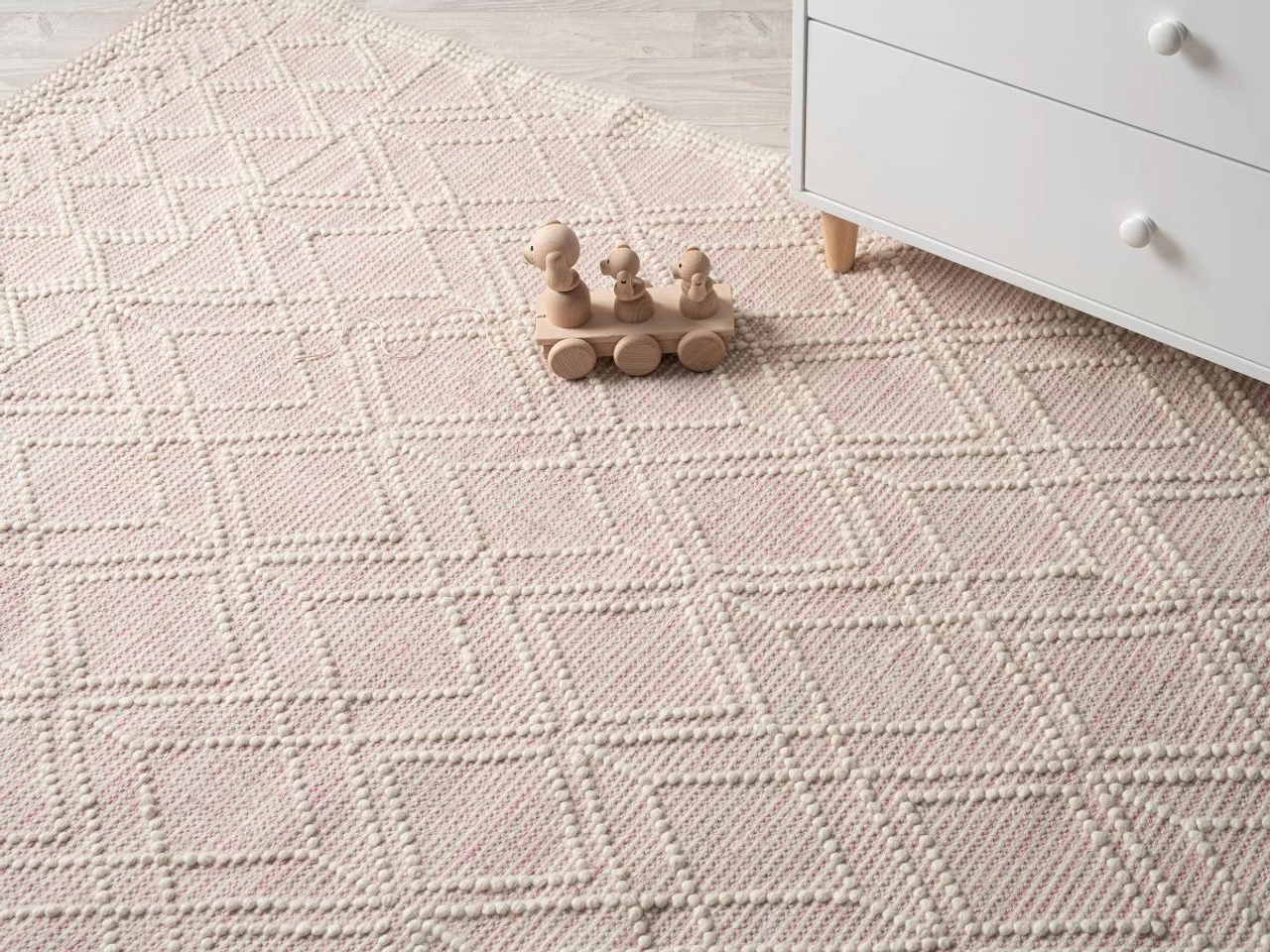 Greta Floor Rug - Natural/Pink - Medium - CLEARANCE - Image 5