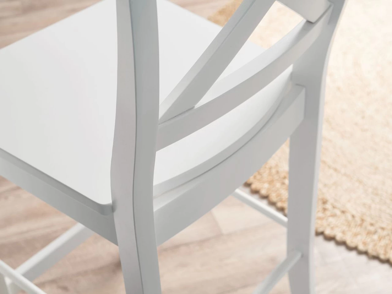 Hamptons Bar Stool - White - Image 5