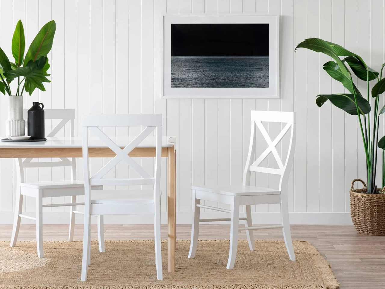 Hamptons Dining Chair - White - Image 3