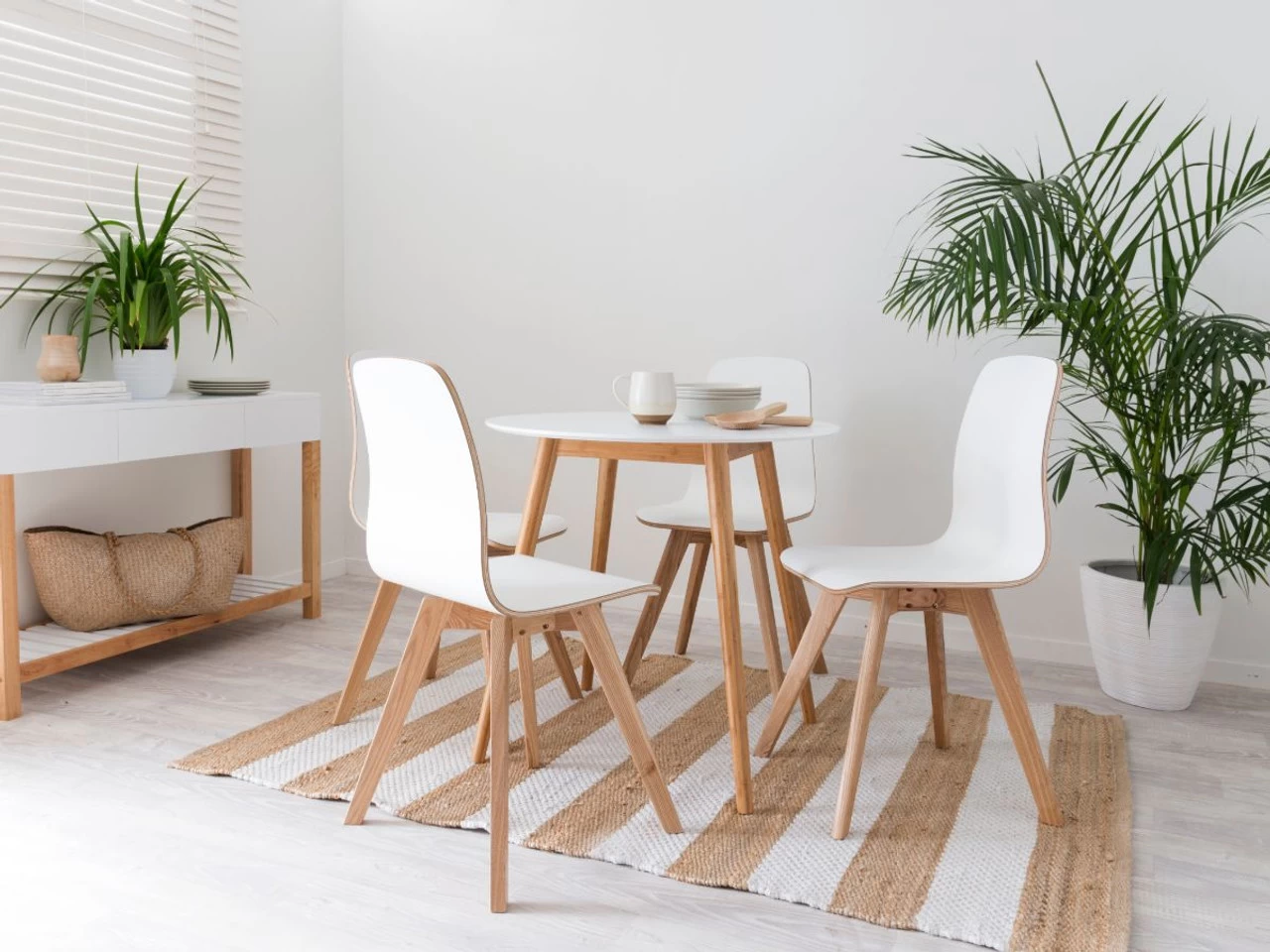 Harper Chair - White- CLEARANCE