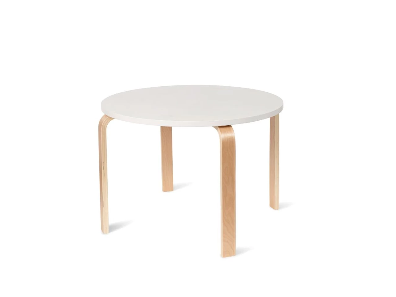 Hudson Kids Round Table - White/Natural - Image 3