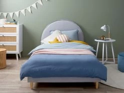 Imogen Single Bed - Light Grey