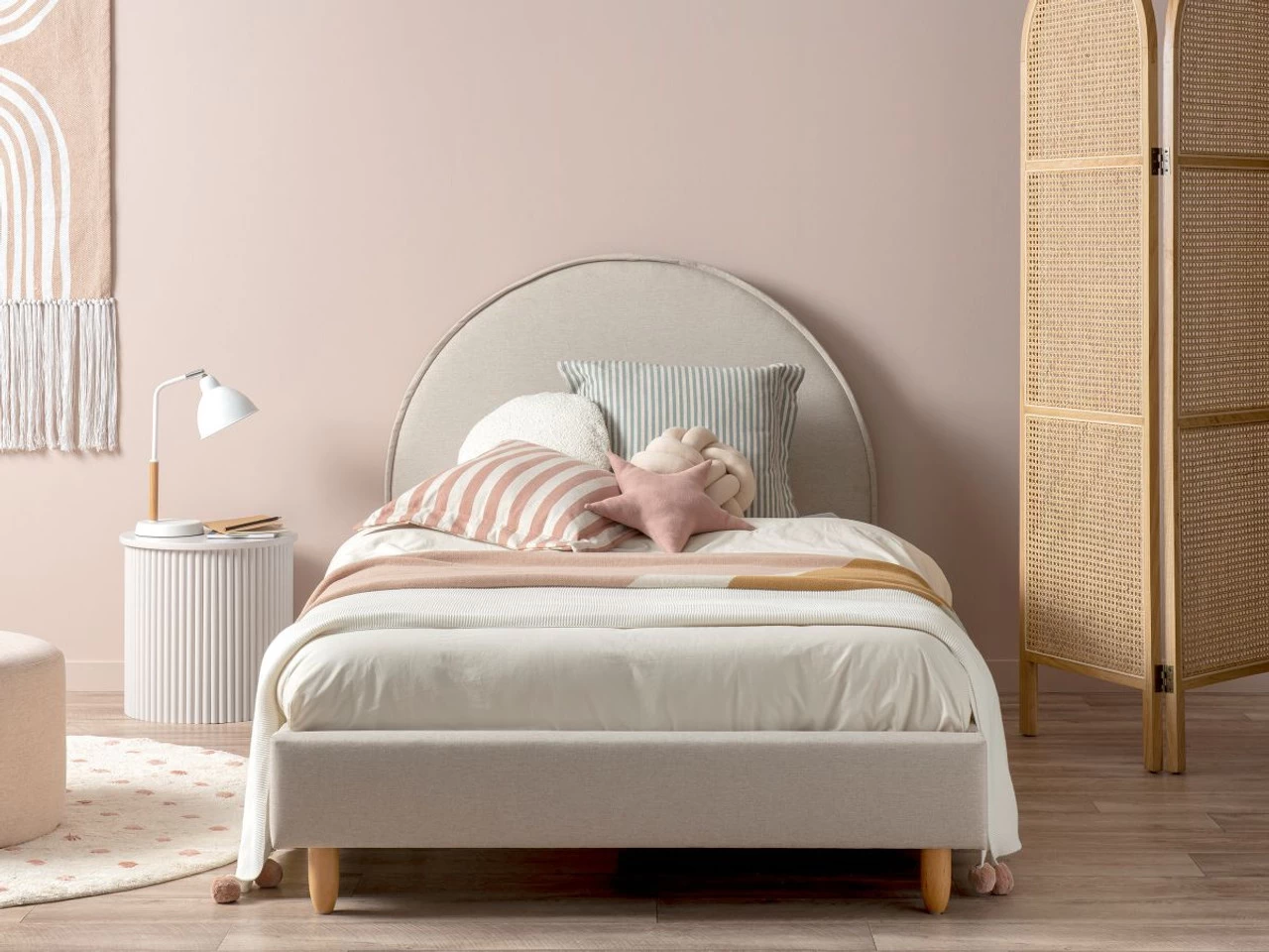 Imogen King Single Bed - Natural