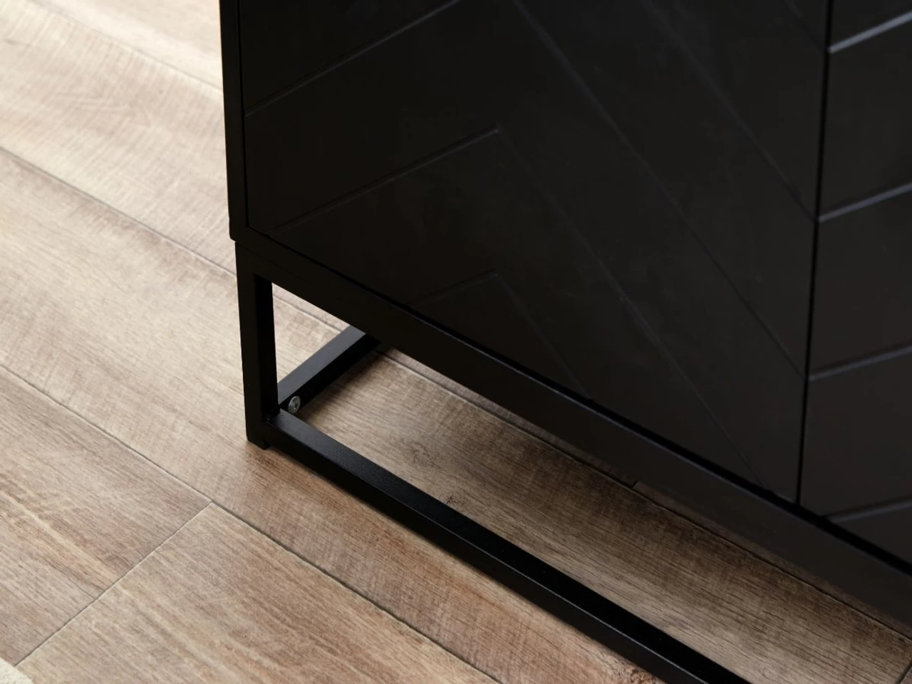 Inca Two Door Cabinet - Black - Image 5