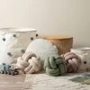 Knot Knitted Cushion - Sage Green - CLEARANCE