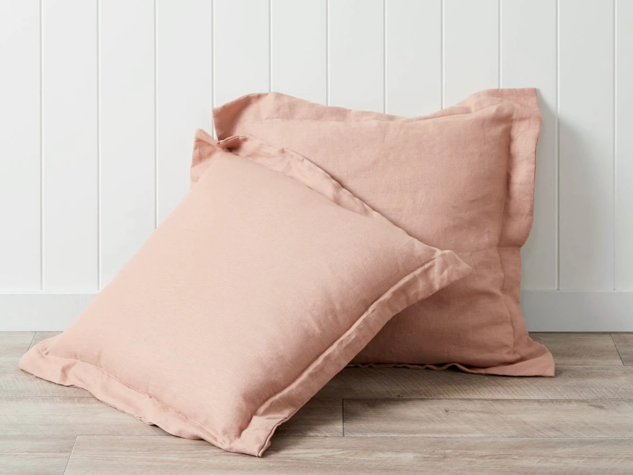 Mocka Linen Cushion - Coral Sand