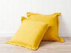 Mocka Linen Cushion - Marigold